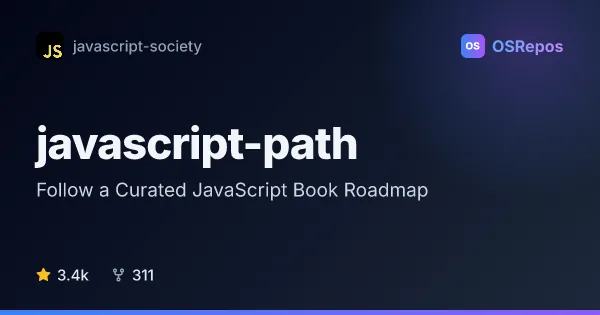 javascript-path: Follow a Curated JavaScript Book Roadmap