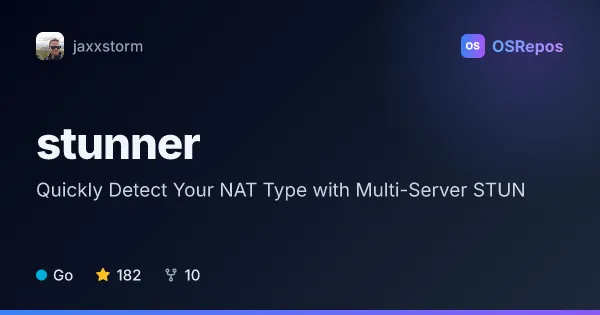 Stunner: Quickly Detect Your NAT Type with Multi-Server STUN