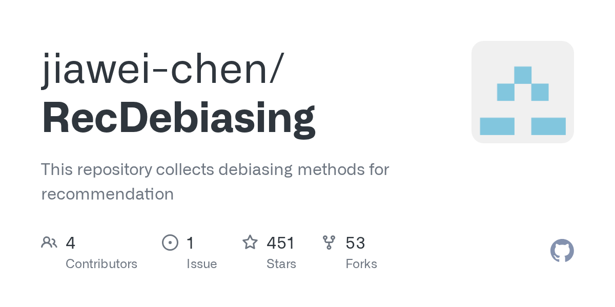 RecDebiasing: A Comprehensive Collection of Recommendation Debiasing Methods
