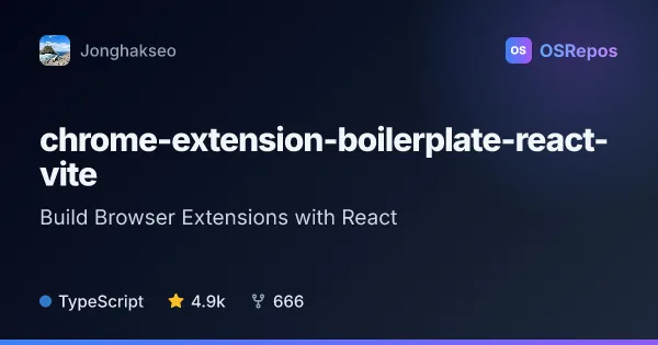 chrome-extension-boilerplate-react-vite: Build Browser Extensions with React