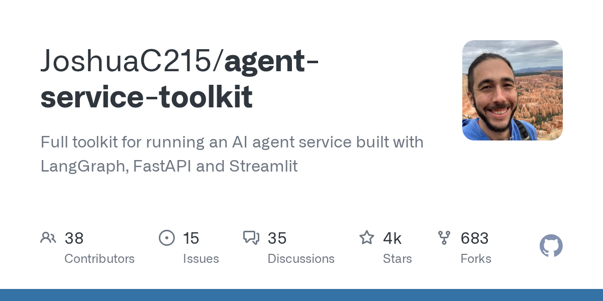 agent-service-toolkit: A Comprehensive Toolkit for AI Agent Services with LangGraph