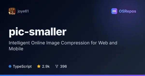 pic-smaller: Compress and Convert Images in Your Browser