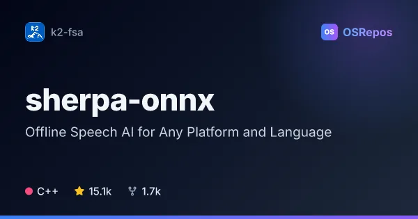 sherpa-onnx: Run Speech AI Locally Across Platforms