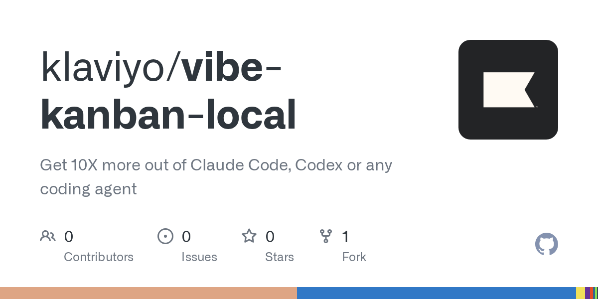 vibe-kanban-local: A Self-Contained Kanban for AI Coding Agents