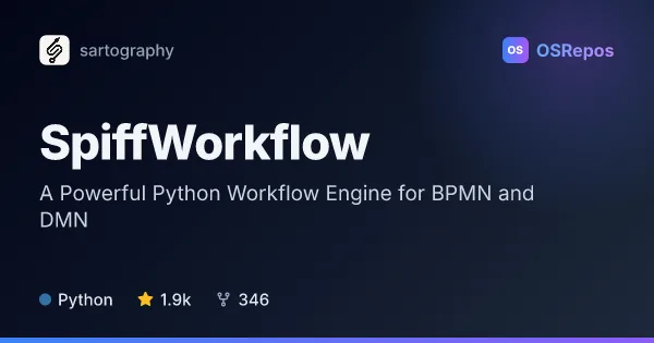 SpiffWorkflow: Execute Python and BPMN Workflows