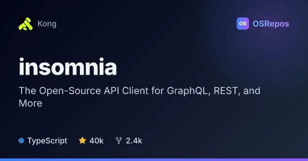 Insomnia: The Open-Source API Client for GraphQL, REST, and More