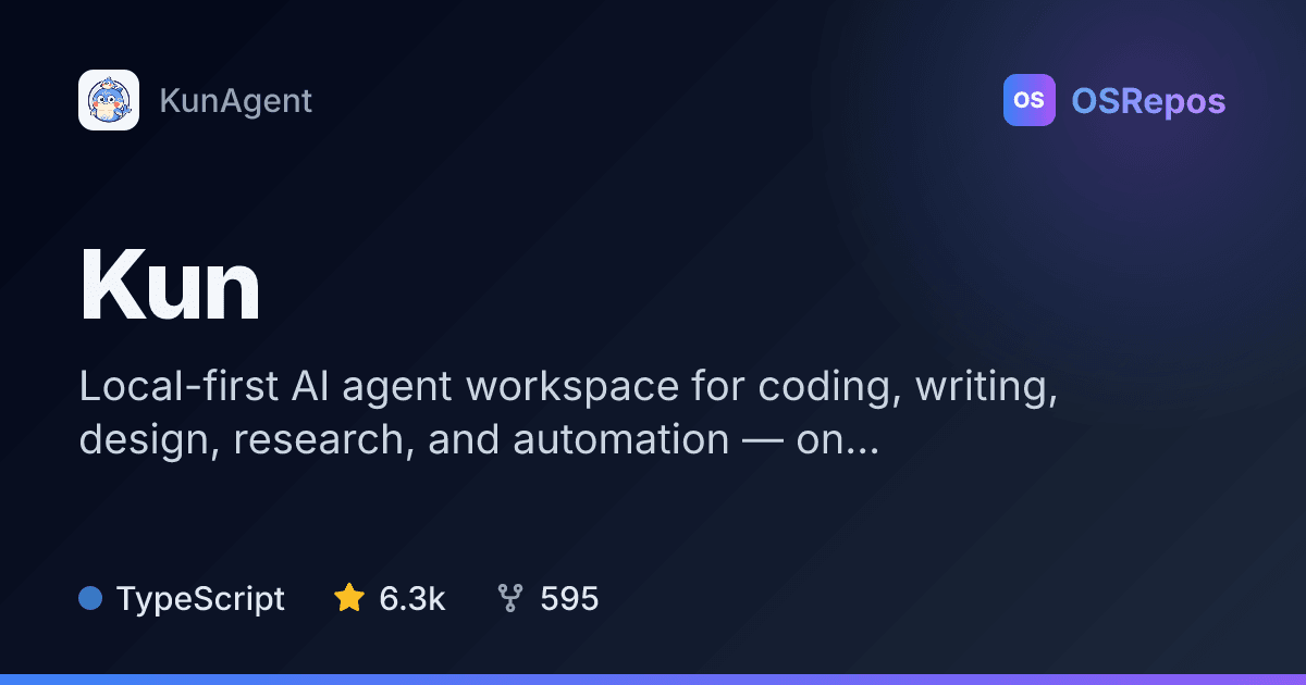 Kun: Local-First AI Agent Workspace
