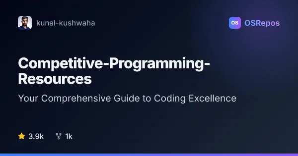Competitive-Programming-Resources: Your Comprehensive Guide to Coding Excellence