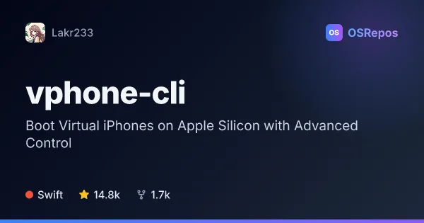 vphone-cli: Boot Virtual iPhones on Apple Silicon with Advanced Control