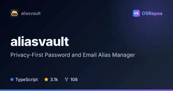 AliasVault: Privacy-First Password and Email Alias Manager