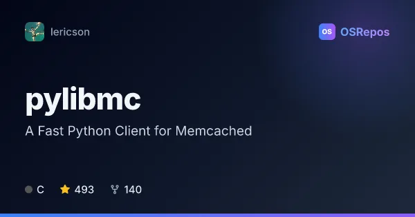 pylibmc: A Fast Python Client for Memcached