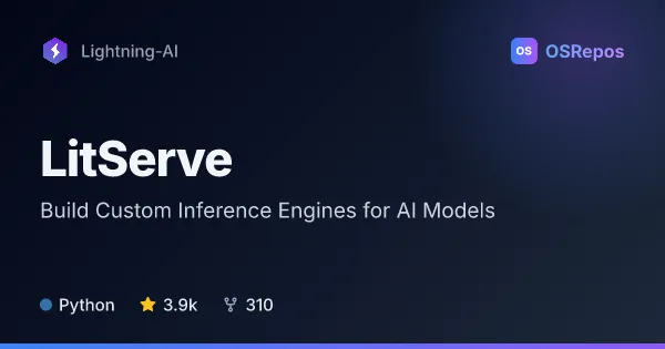 LitServe: Build Custom Inference Engines for AI Models