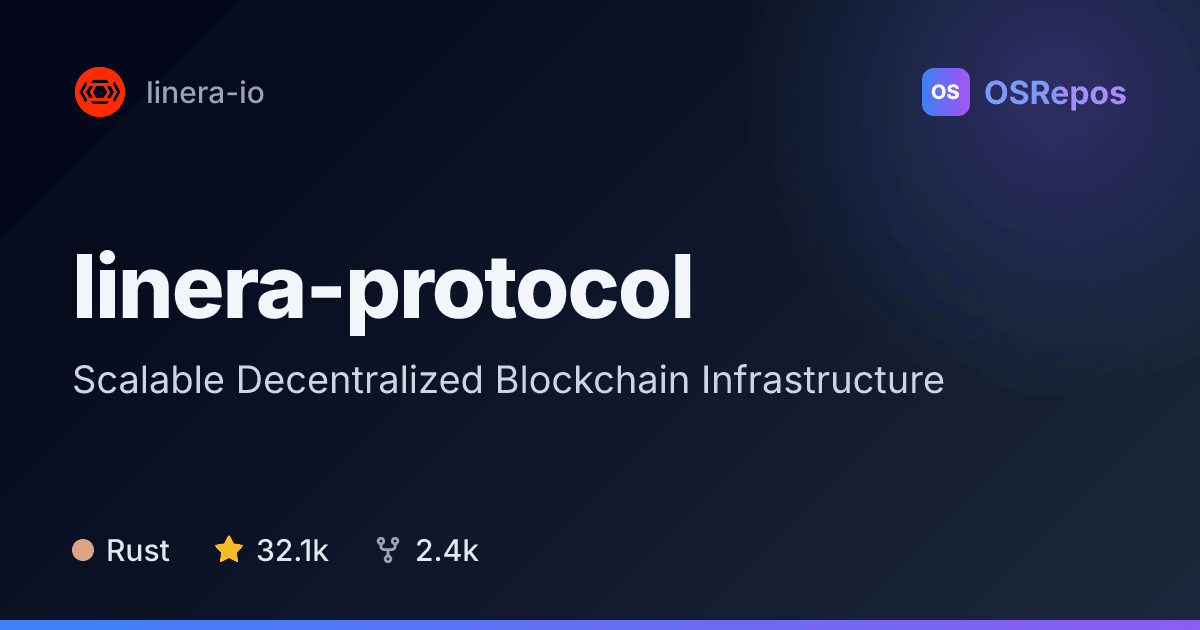 linera-protocol: Build Scalable Web3 Applications