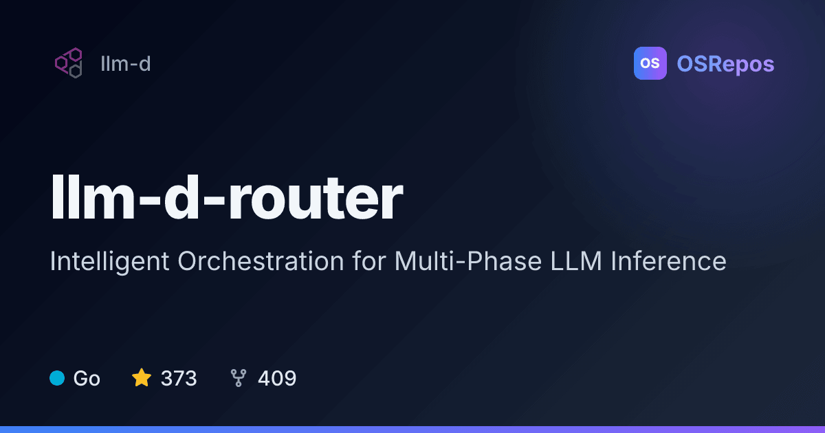 llm-d-router: Route Inference Requests Intelligently