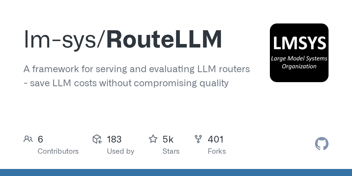 RouteLLM: Optimize LLM Costs and Maintain Quality with Intelligent Routing
