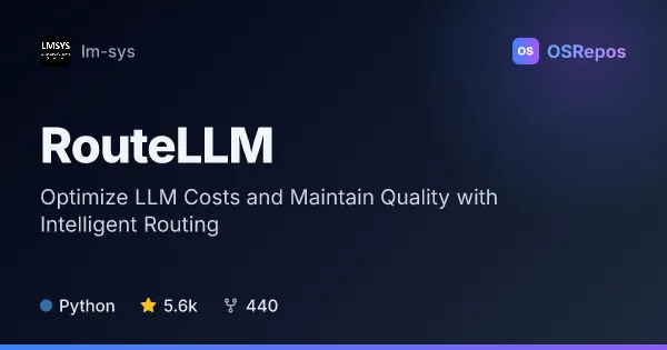 RouteLLM: Route LLM Requests to Balance Cost and Quality
