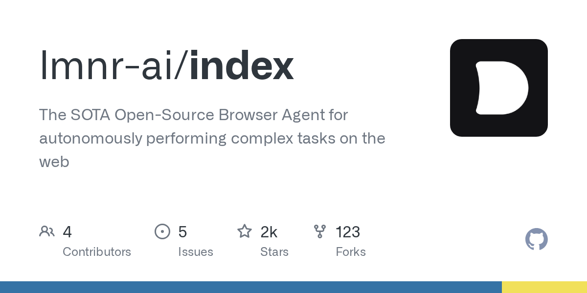 Index: The SOTA Open-Source Browser Agent for Autonomous Web Tasks