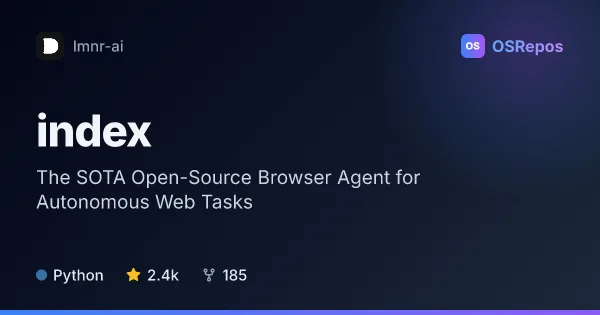index: Automate Complex Tasks in a Web Browser