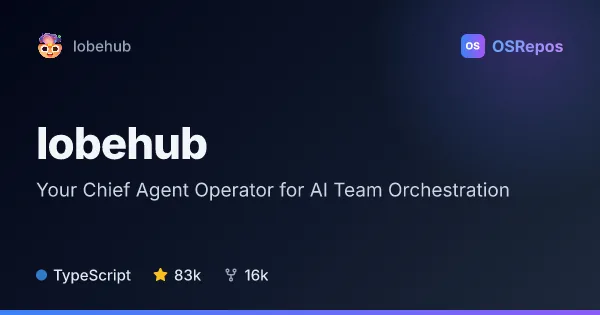 LobeHub: Your Chief Agent Operator for AI Team Orchestration