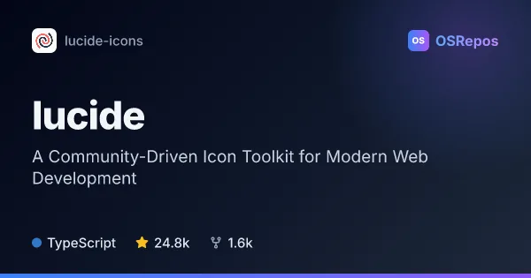 Lucide: A Community-Driven Icon Toolkit for Modern Web Development