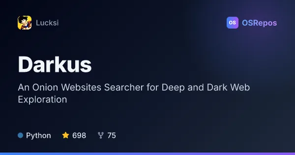 Darkus: Search Onion Websites Across Search Engines