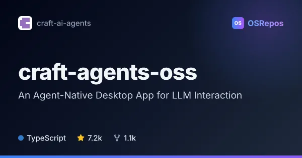 Craft Agents: An Agent-Native Desktop App for LLM Interaction