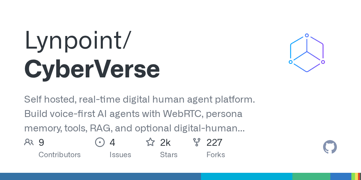 CyberVerse: Self-Hosted Real-Time Digital Human Agent Platform