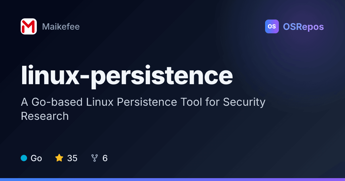 linux-persistence: Demonstrate Linux Persistence Techniques