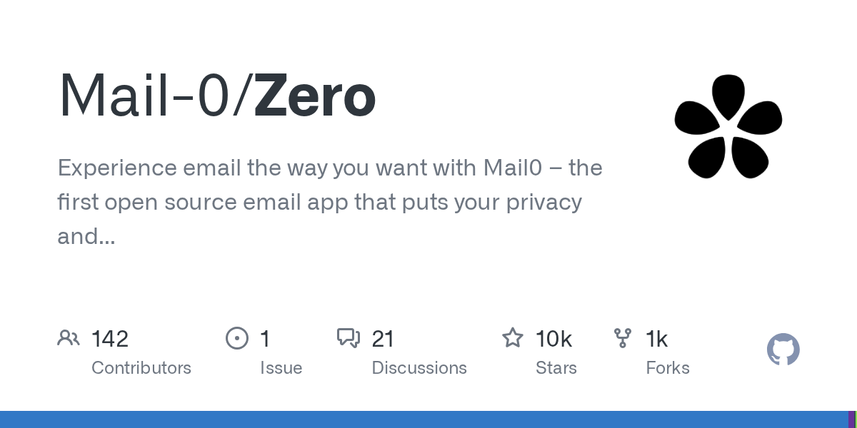 Zero: An Open-Source AI Email Solution Focused on Privacy and Self-Hosting