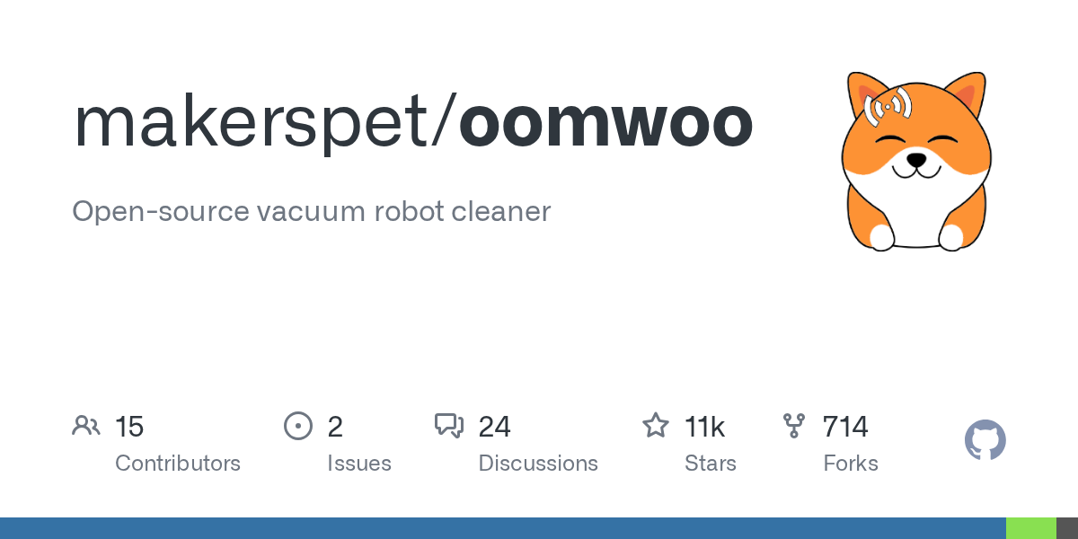 OOMWOO: Build Your Own Open-Source, Hackable Robot Vacuum Cleaner