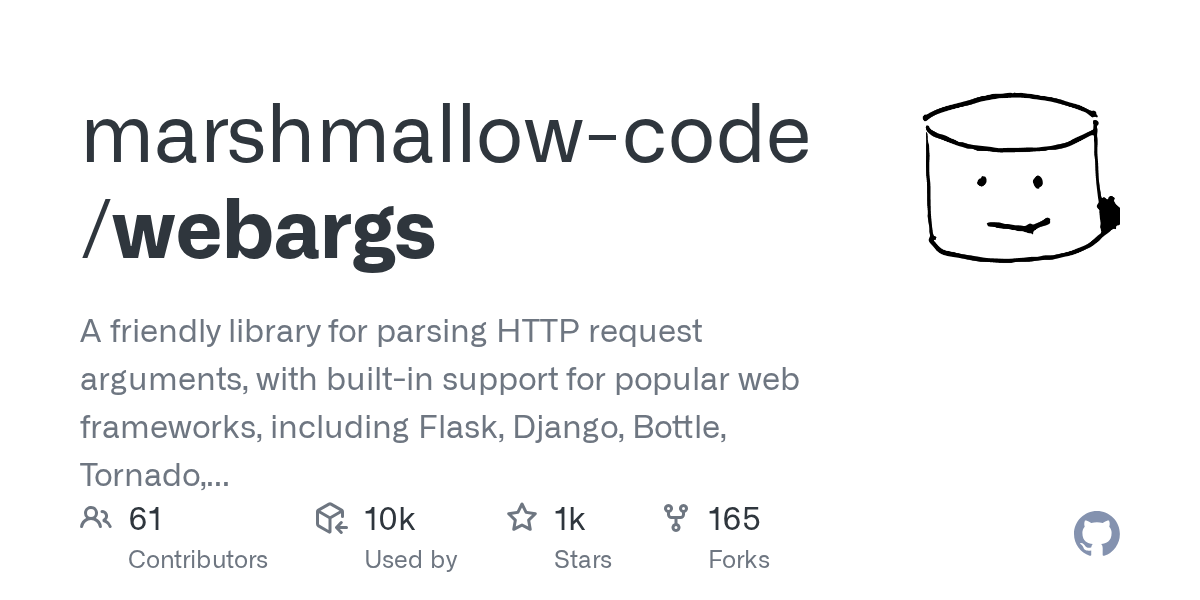 webargs: Efficient HTTP Request Argument Parsing for Python Web Frameworks
