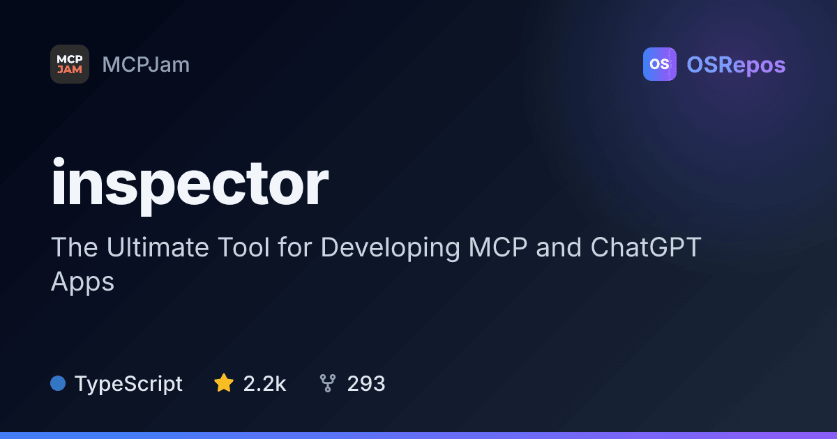 inspector: Test and Debug MCP Servers and Apps
