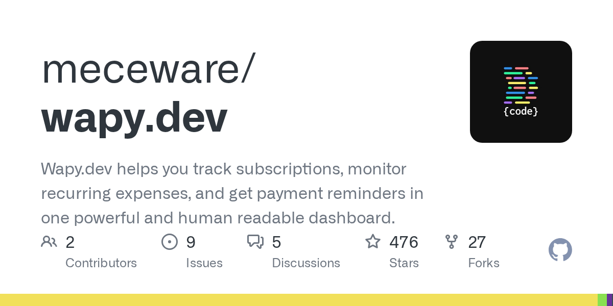 Wapy.dev: Smart Subscription Management and Expense Tracking Platform