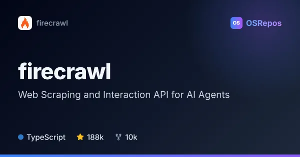 firecrawl: Search, Scrape, and Crawl the Web for AI