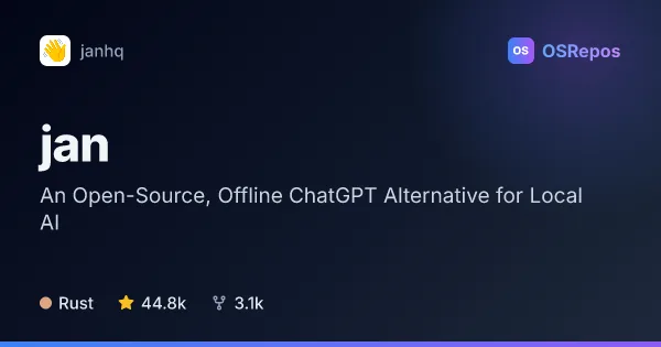 Jan: An Open-Source, Offline ChatGPT Alternative for Local AI