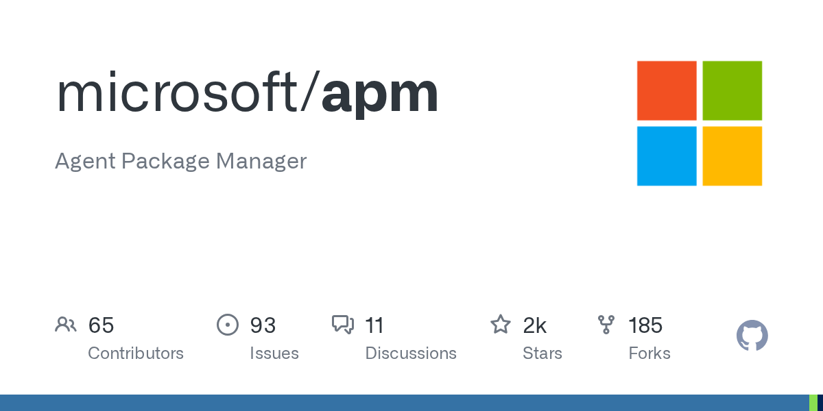 APM: Agent Package Manager for AI Agents