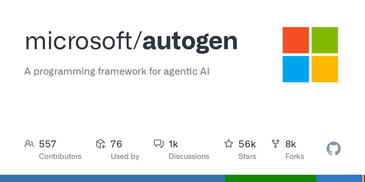 AutoGen: A Programming Framework for Agentic AI