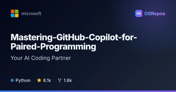 Mastering GitHub Copilot for Paired Programming: Your AI Coding Partner