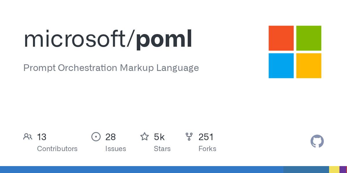 POML: Structured Prompt Engineering for LLMs with a Markup Language