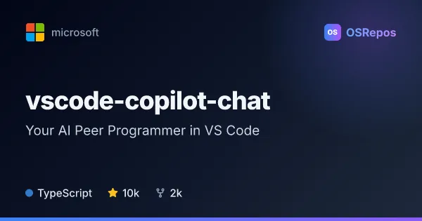 vscode-copilot-chat: Your AI Peer Programmer in VS Code
