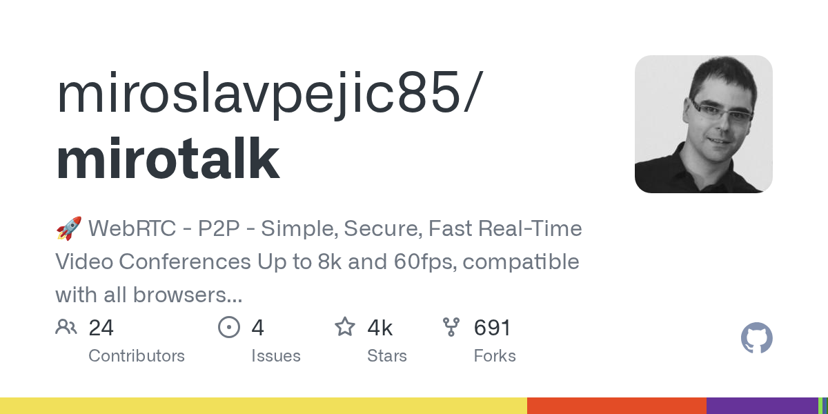 MiroTalk P2P: Simple, Secure, and Fast WebRTC Video Conferencing