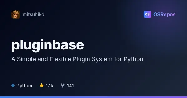 PluginBase: A Simple and Flexible Plugin System for Python