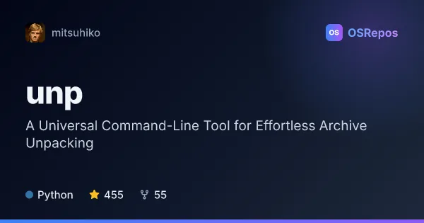 unp: Unpack Archives from the Command Line
