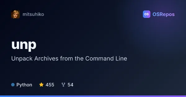 unp: Unpack Archives from the Command Line