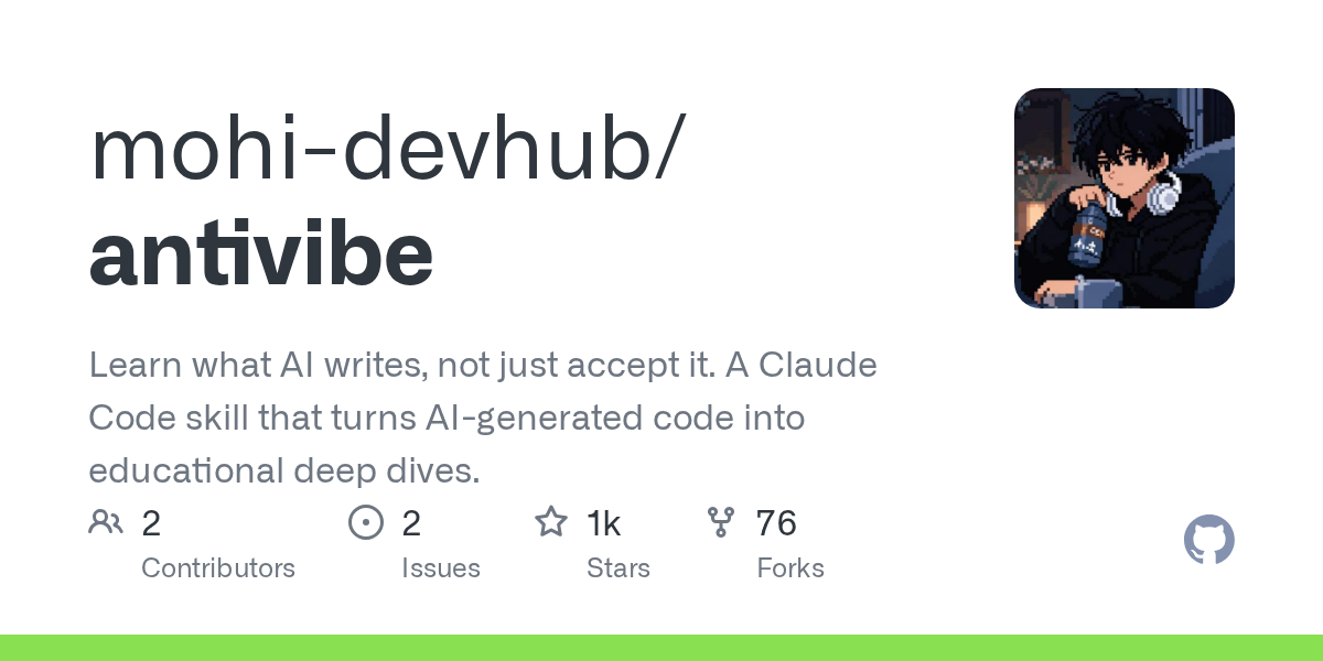 AntiVibe: Learn Code with AI-Powered Deep Dives and Architectural Audits