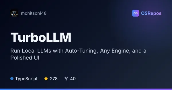 TurboLLM: Run Local Language Models With GPU Tuning