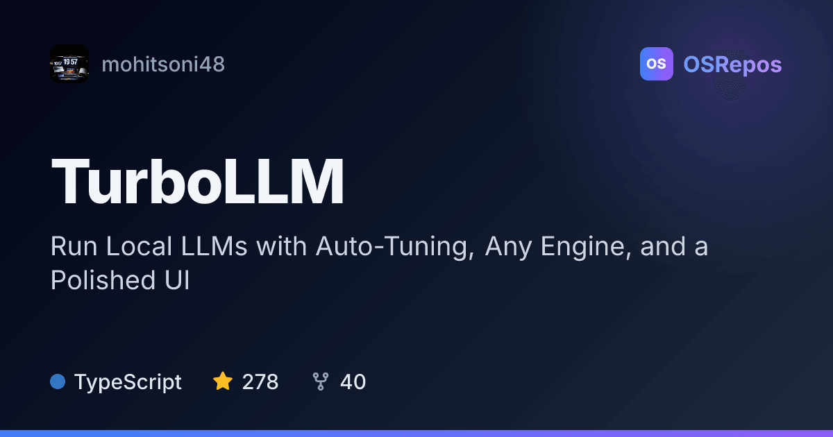 TurboLLM: Run Local Language Models With GPU Tuning