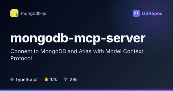 MongoDB MCP Server: Connect to MongoDB and Atlas with Model Context Protocol