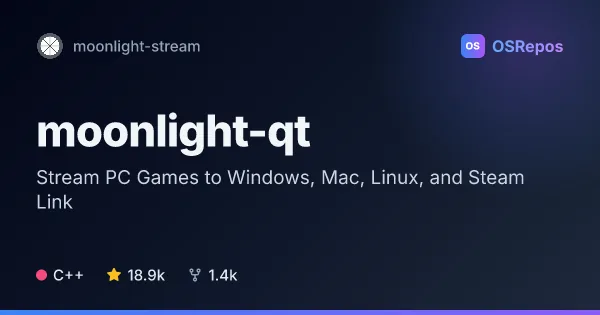 moonlight-qt: Stream PC Games to Desktop and TV Devices