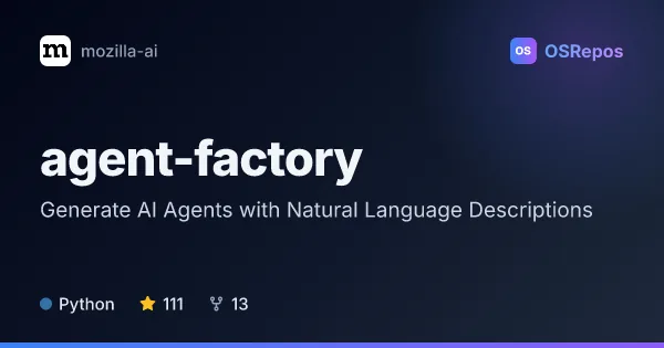 agent-factory: Generate Executable AI Agent Workflows